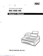 TEC MA-1600-100 Owner's Manual