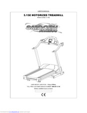 Smooth Fitness 5.15E User Manual
