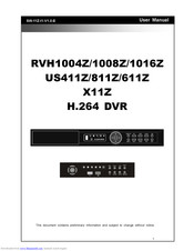 Boss RVH1016Z User Manual