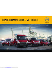 Opel Movano 2014 Brochure & Specs