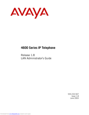 Avaya 4600 Series Administrator's Manual
