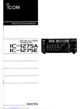 Icom IC-1275E Instruction Manual