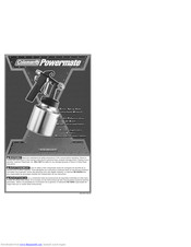 Powermate 010-0012CT Instruction Manual