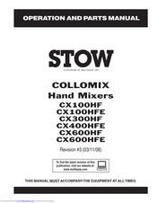 Multiquip Collomix CX600HF Operation And Parts Manual