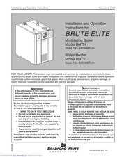 Bradford White BNTH Installation And Operation Instructions Manual