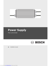 Bosch PSU-124-DC050 Installation Manual