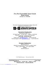 B&B Electronics 232XS5 Manual