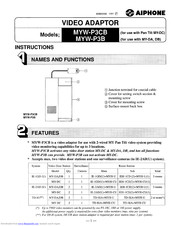 Aiphone MYW-P3CB Instructions Manual