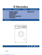 Electrolux EW 813 F Instruction Booklet
