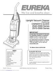Electrolux 2970 Series Owner's Manual