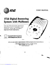 AT&T 1726 User Manual