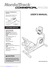 NordicTrack Commercial R105 User Manual
