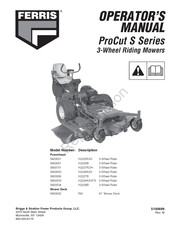 Ferris ProCut S H2227B Operator's Manual