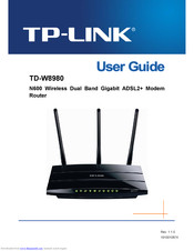 Tp Link TD-W8980 User Manual