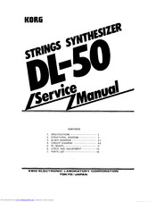 Korg DL-50 Service Manual