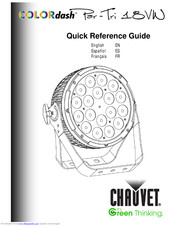 Chauvet COLORdash Par-Tri 18VW Quick Reference Manual