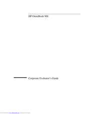 HP HP OmniBook 900 Evaluation Manual