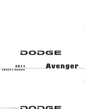 Dodge Avenger 2011 Owner's Manual