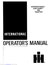 International 982 Operator's Manual