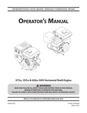 Mtd 420CC Operator's Manual