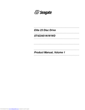 Seagate ST423451W Product Manual