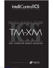 Niles TM-XM Quick Install Manual