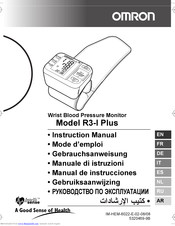 Omron R3-1 Plus Instruction Manual