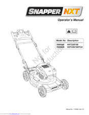 Snapper 7800696 Operator's Manual