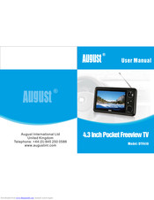 August DTV410 User Manual