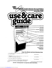 Whirlpool RB270PXK Use And Care Manual