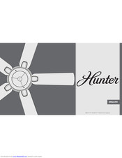Hunter Hunter Ceiling Fan Installation Manual