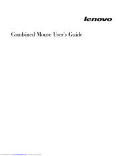 Lenovo ThinkPad USB Travel Mouse User Manual