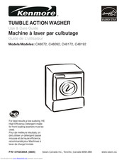 Kenmore C48172 Use & Care Manual