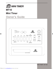 X10 MT10 Owner's Manual