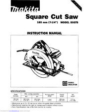 Makita 5007S Instruction Manual
