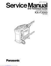 Panasonic KX-F3000 Service Manual And Technical Manual
