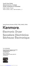 Kenmore C76112 Use & Care Manual