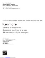 Kenmore 72102 Use & Care Manual
