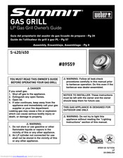 Weber Summit S-420 Owner's Manual