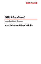 Honeywell IS4225 ScanGlove Installation And User Manual