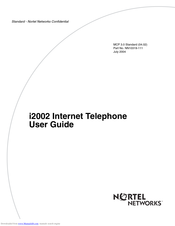 Nortel i2002 User Manual