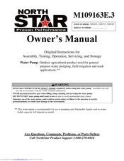 North Star M109163E.3 Owner's Manual