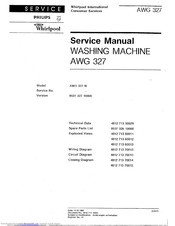 Whirlpool AWG 327 Service Manual