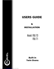 Flavel FBU 71 Users Manual & Installation