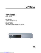 Topfield CBP-2001CI+ User Manual
