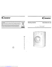 Candy Activa Smart Instructions For Use Manual