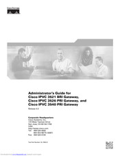 Cisco IPVC 3540 PRI Administrator's Manual