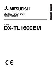 Mitsubishi DX-TL1600EM User Manual