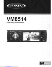 Jensen VM8514 Operating Instructions Manual