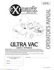 Exmark Ultra Vac Lazer Z HP Operator's Manual